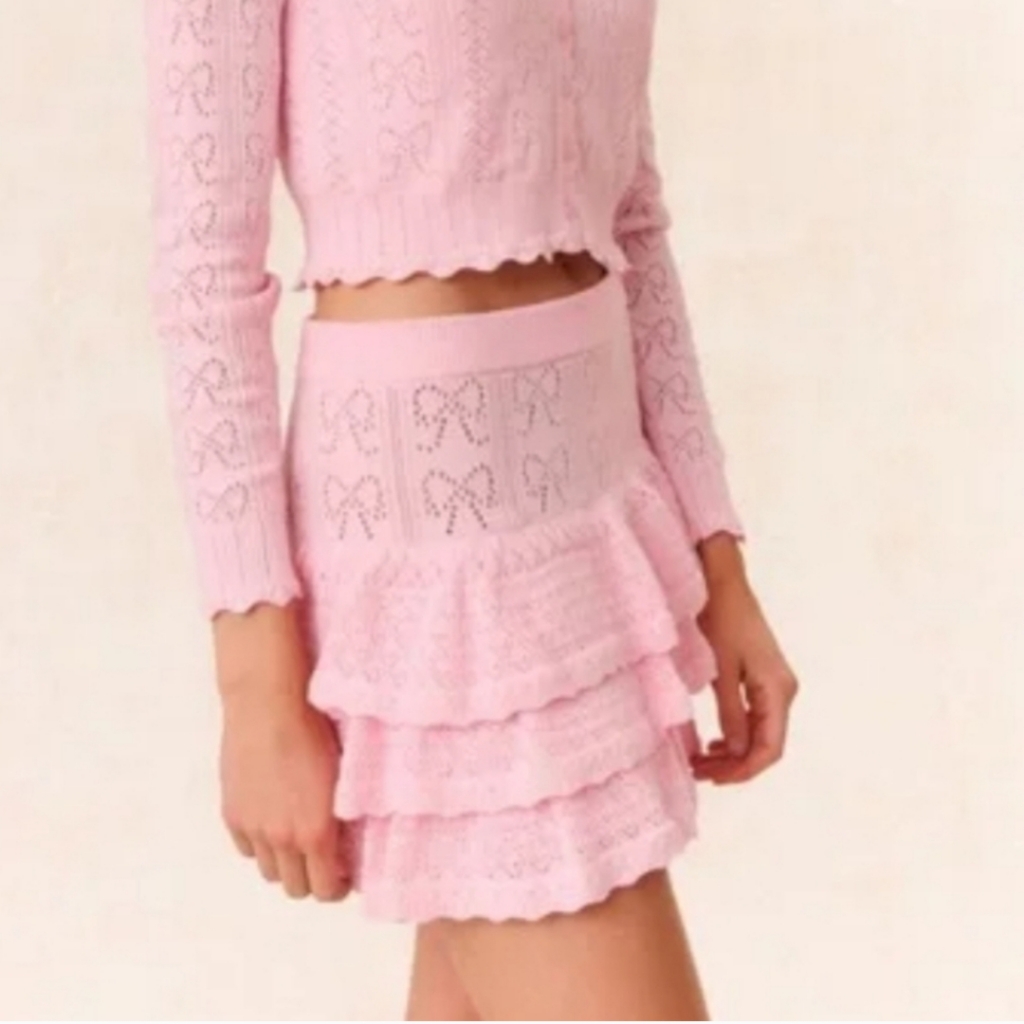 New Bauldin Skirt Ballerina Mini Tiered Skirt Size Xl